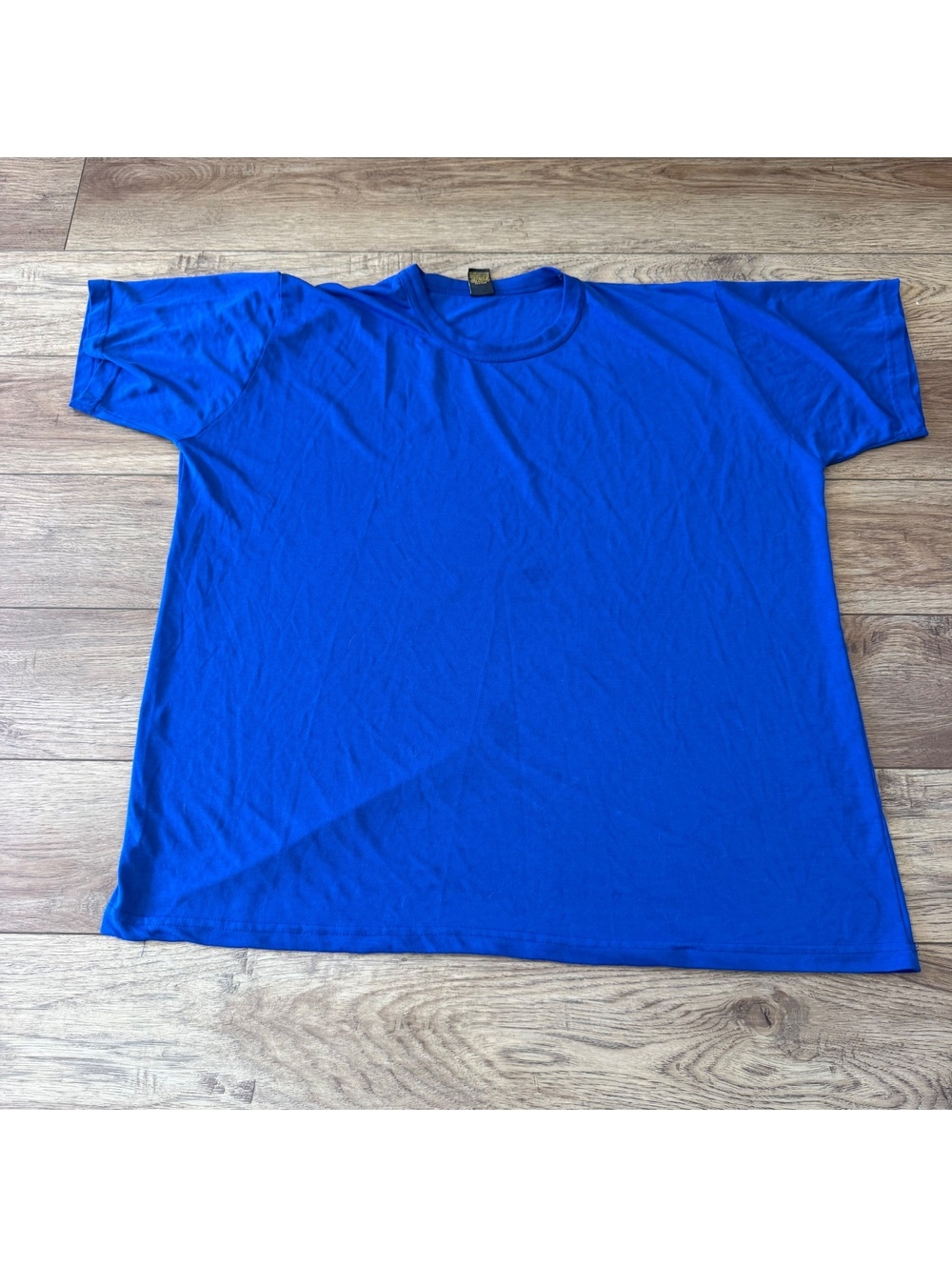 Vintage REI T Shirt Mens XL Blue Made In USA Polyester